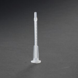 2K static mixer with 24 mixing elements designed for precise 1:1 and 2:1 two-part adhesive mixing applications