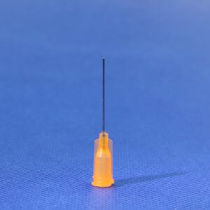 23G precision stainless steel dispensing tip for industrial fluids